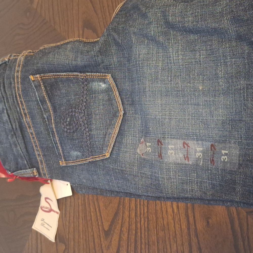 7 For All Mankind Blue Denim Jeans
